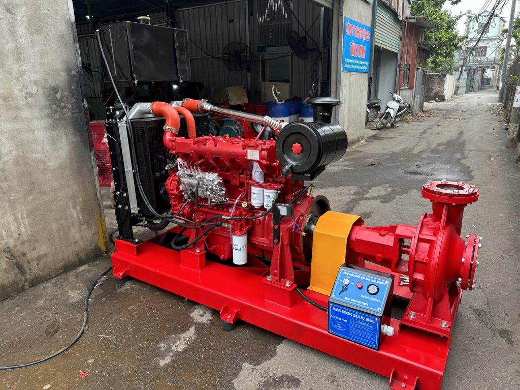 Máy bơm chữa cháy DIESEL VNPY 110kw-HỌNG 125 VNPY HLR125-315/110 